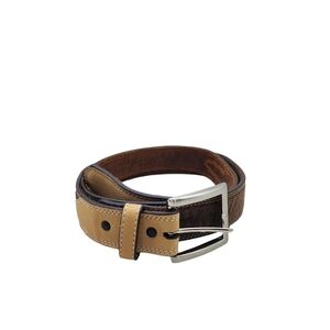 Twisted X Men's Textured Genuine Leather Belt Brown- 42